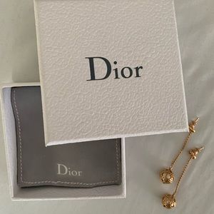 DIOR TRIBALES gold drop earrings